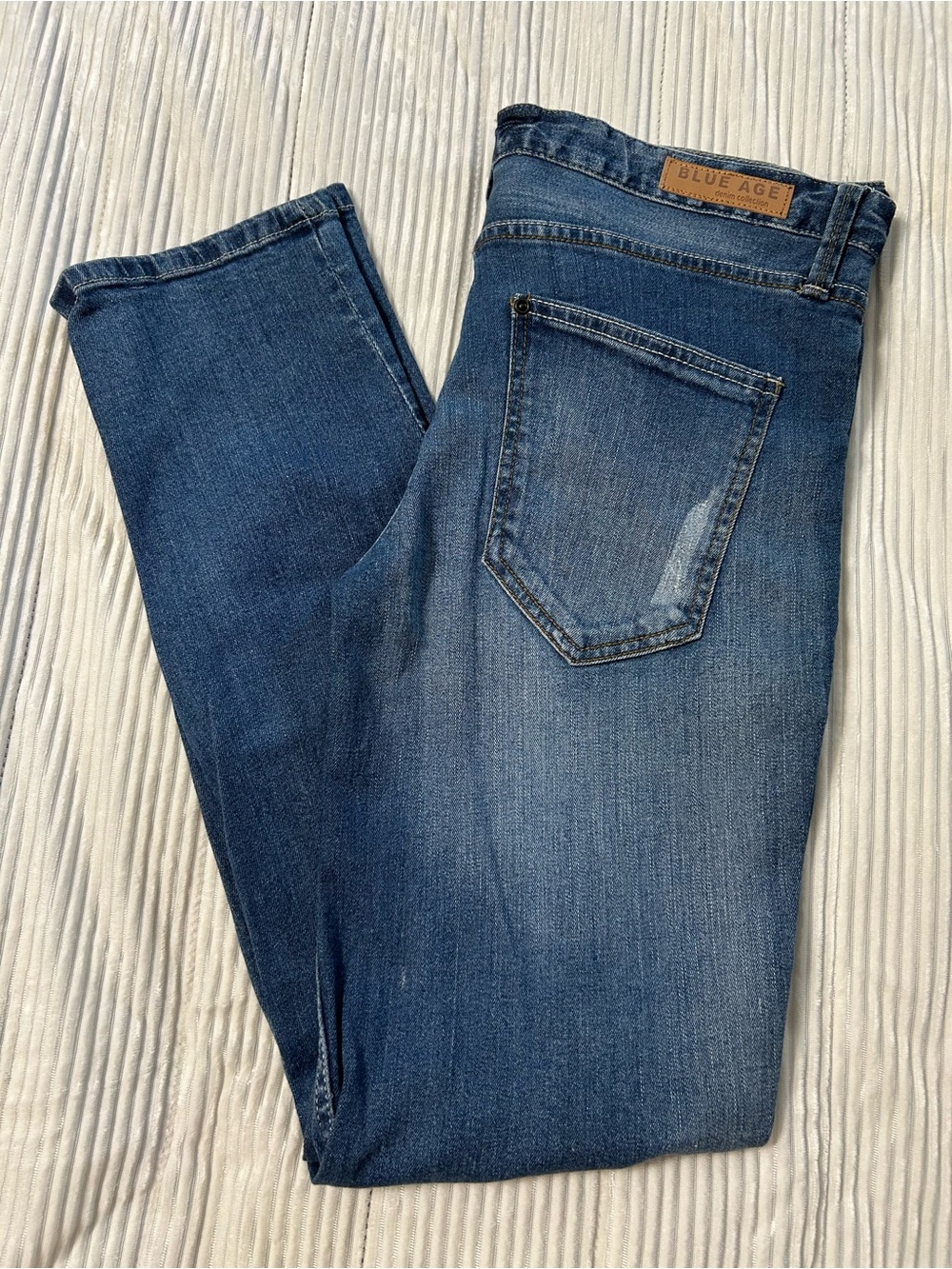 Blue Age Women's Skinny Jeans in Dark Indigo